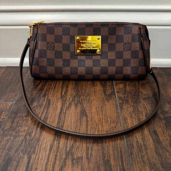 LV Brown Check Pochette Damier Shoulder Bag - Picture 3 of 8